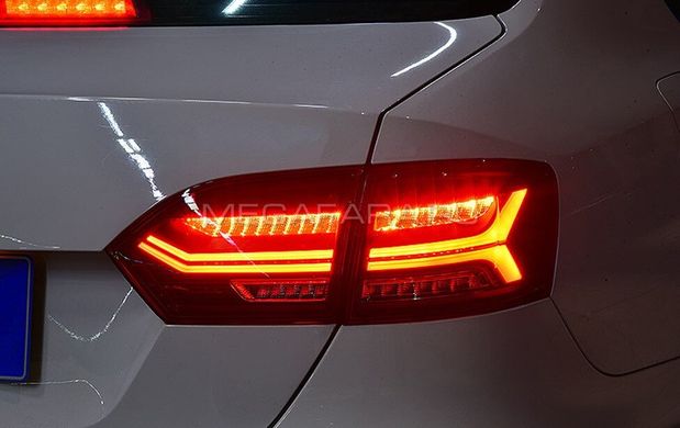 Задние led фонари Volkswagen Jetta 2010-2014 г.в. дорестайлинг в стиле Audi, Volkswagen, Jetta, Новое, JETTA IV (162) 2010-