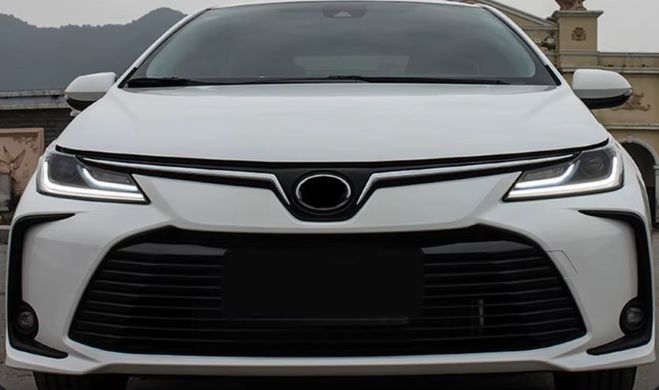 Тюнінг лед фари Toyota Corolla 2019+ р.в. Тойота Королла, Зовнішній тюнінг, Toyota, Альтернативная оптика, Corolla, Новое, На штатные места