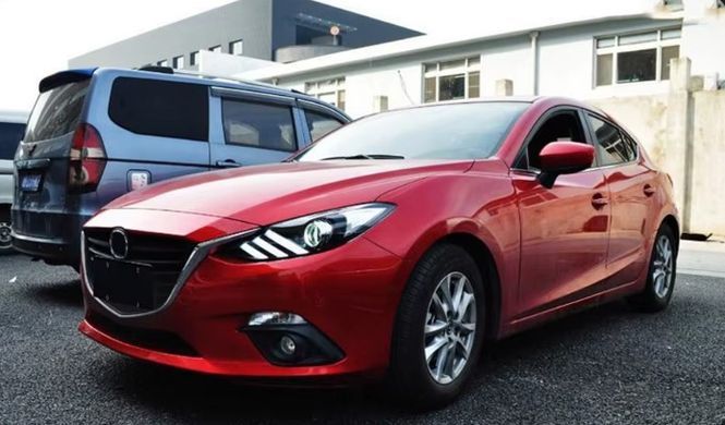 Передние тюнинг лед фары для Mazda 3 2013-2016 г.в. Мазда 3, Mazda, Альтернативная оптика, 3, Новое, На штатные места, 3 (BM) 2013-