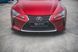 Накладка переднього бампера спліттер Lexus LC 500 2017 р.в. вар.2, Черный, Зовнішній тюнінг, Lexus, Накладка на передний бампер, По желанию, ABS-пластик, LC, Новое, На штатные места, LC 500 2017-