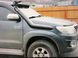 Козырёк кепка на лобовое стекло Toyota Hilux 2011-2015 г.в. Тойота Хайлюкс, Черный, Внешний Тюнинг, Toyota, Спойлер, По желанию, Стеклопластик, Hilux, Новое, На штатные места