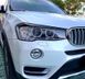 Накладки на фары реснички для BMW X3 F25 2014-2017 г.в. рестайлинг, Черный