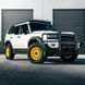 Защита переднего бампера кенгурятник с местом под лебёдку для Toyota Prado LC250 2024+ г.в. Тойота Прадо 250, Черный