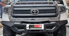 Силовой передний бампер Toyota Tundra 2011-2020 г.в., Черный, Toyota, Защита переднего бампера, Не требуется, Сталь, Tundra, Новое, На штатные места, Tundra (K5) 2007-