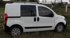 Продольные рейлинги с металическими ножкой Citroen Nemo