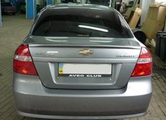 Спойлер багажника ( лип спойлер, сабля, утиный хвостик) Chevrolet Aveo T250 2005+ г.в.