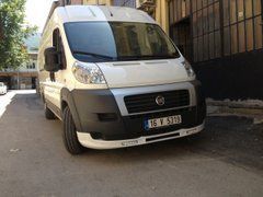 Накладка на переднйи бампер (губа) Fiat Ducato 2006-2014 г.в.
