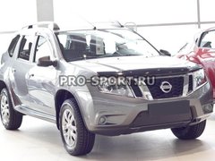 Зимова заглушка решітки переднього бампера Nissan Terrano 2014+ Нісан Терано