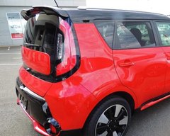 Спойлер крышки багажника для Kia Soul 2016-2019 г.в. Киа Соул, Серый грунт (под покраску), Внешний Тюнинг, Kia, Спойлер, Требуется, ABS-пластик, Soul, Новое, На штатные места