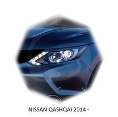 Вії на фари Nissan QASHQAI 2014+ р.в. Нісан Кашкай