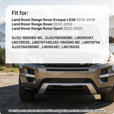 Камера заднего вида Range Rover Evoque Sport 2012-2020, замена OEM LR095387 LR078535