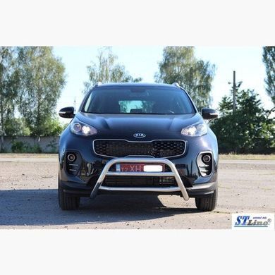 Защита переднего бампера кенгурятник Kia Sportage 2016+ г.в.