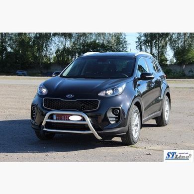 Защита переднего бампера кенгурятник Kia Sportage 2016+ г.в.