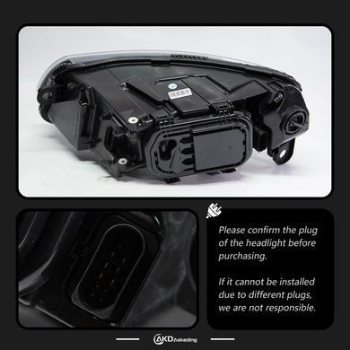 Передні тюнінг лед фари Audi A6 C6 2004-2011 р.в. Ауди А6 Ц6, Audi, Альтернативная оптика, A6, Новое, На штатные места, A6 (4F2, C6) 2004-2011