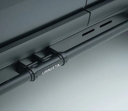Бічні пороги для Toyota Prado 250 2024 р.в. Urnieta, Черный