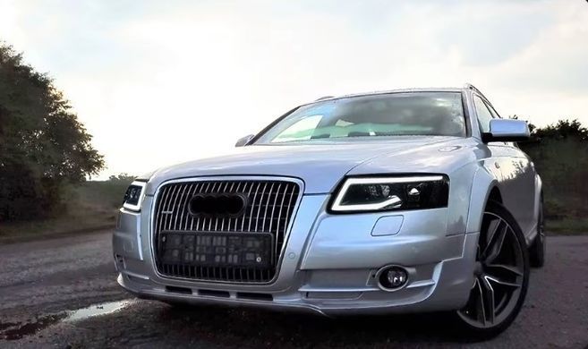 Передні тюнінг лед фари Audi A6 C6 2004-2011 р.в. Ауди А6 Ц6, Audi, Альтернативная оптика, A6, Новое, На штатные места, A6 (4F2, C6) 2004-2011