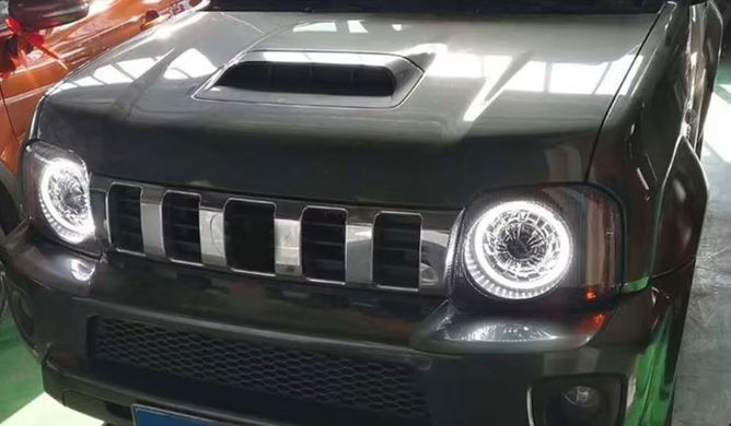 Передние лед фары для Suzuki Jimny 2007-2015 г.в. Сузуки Джимни, Suzuki, Альтернативная оптика, Jimny, Новое, На штатные места