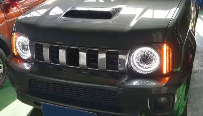 Передние лед фары для Suzuki Jimny 2007-2015 г.в. Сузуки Джимни, Suzuki, Альтернативная оптика, Jimny, Новое, На штатные места