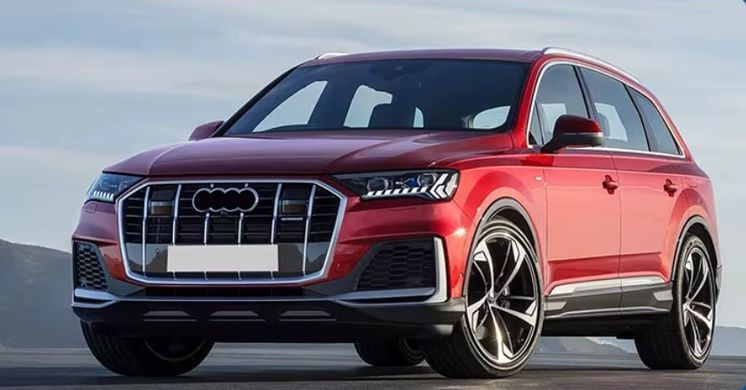 Передние тюнинг лед фары для Audi Q7 рестайлинг 2020-2024 г.в. Ауди ку7, Audi, Альтернативная оптика, Q7, Новое, На штатные места, Q7 (4M) 2015-