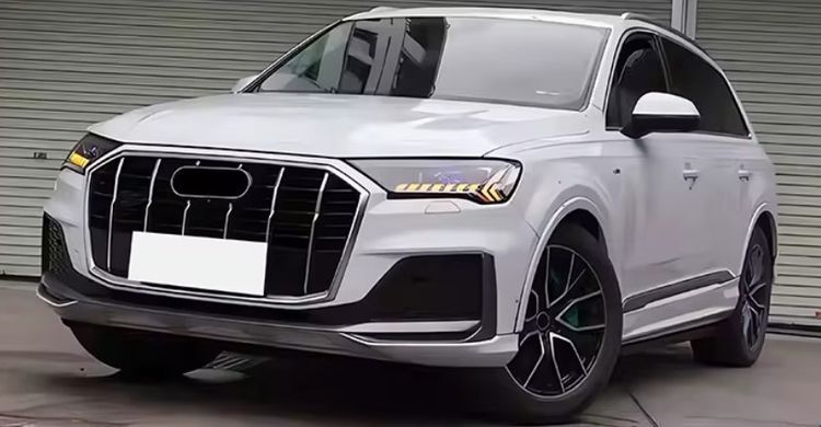 Передние тюнинг лед фары для Audi Q7 рестайлинг 2020-2024 г.в. Ауди ку7, Audi, Альтернативная оптика, Q7, Новое, На штатные места, Q7 (4M) 2015-