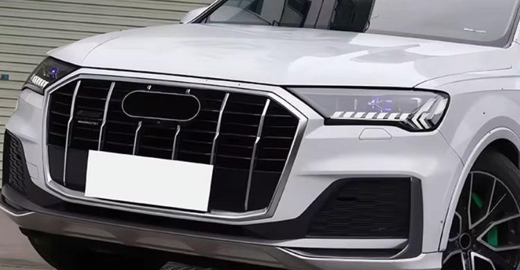 Передние тюнинг лед фары для Audi Q7 рестайлинг 2020-2024 г.в. Ауди ку7, Audi, Альтернативная оптика, Q7, Новое, На штатные места, Q7 (4M) 2015-