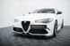 Накладка на передній бампер спліттер Alfa Romeo Giulia Quadrifoglio, Черный