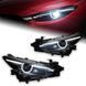 Передние тюнинг лед фары для Mazda 3 2017-2019 г.в. Мазда 3, Mazda, Альтернативная оптика, 3, Новое, На штатные места, 3 (BM) 2013-