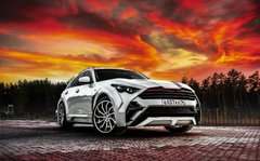 Тюнинг обвес Infiniti QX70 (FX35, 37, 50) в стиле Drago, Infiniti, Комплект обвеса, Требуется, Стеклопластик, QX, Новое, На штатные места, QX70 (S51) 2013-