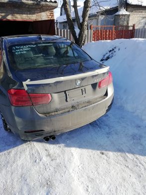 Спойлер крышки багажника сабля BMW 3-серии F30 2012-2018 г.в. стиль M4, Серый грунт (под покраску), BMW, Спойлер, Требуется, ABS-пластик, 3-Series, Новое, На штатные места, 3 (F30) 2011-