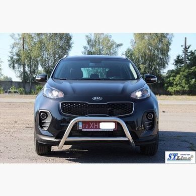 Защита переднего бампера кенгурятник Kia Sportage 2016+ г.в.