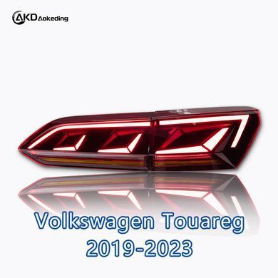 Задние тюнинг лед фонари Volkswagen Touareg 2019-2023 г.в. Волксваген Туарег, Volkswagen, Альтернативная оптика, Touareg, Новое, На штатные места