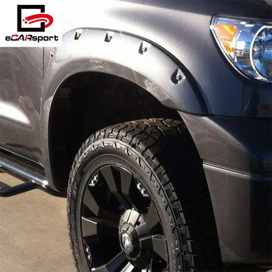 Расширители колесных арок Toyota Tundra 2011-2013 г.в. Тойота Тундра, Черный, Toyota, Расширители арок, По желанию, ABS-пластик, Tundra, Новое, На штатные места, Tundra (K5) 2007-