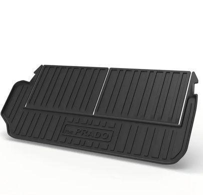 Килимок багажника 3-го ряду сидінь 7 місцевого Toyota Prado 250 2024+ р.в. Прадо 250, Черный