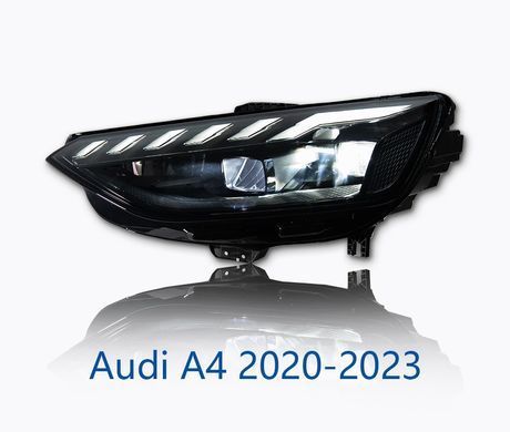 Передні тюнінг лед фари Audi A4 B9 рестайлінг 2020-2024 р.в. Ауди А4 Б9, Audi, Альтернативная оптика, A4, Новое, На штатные места, A4 (B9) 2015-