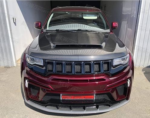 Карбоновий тюнінг капот для Jeep Grand Cherokee 2013-2023 р.в. Джип Гранд Черокі