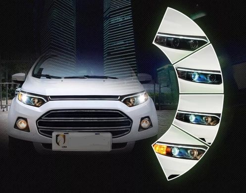 Передние лед фары Ford Ecosport 2013-2016 г.в. Форд Екоспорт, Оптика, Ford, Альтернативная оптика, EcoSport, Новое, На штатные места, ECOSPORT 2012-