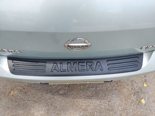 Накладка на задній бампер Nissan Almera Classic 2007-2012 р.в. Нісан Альмера Класік