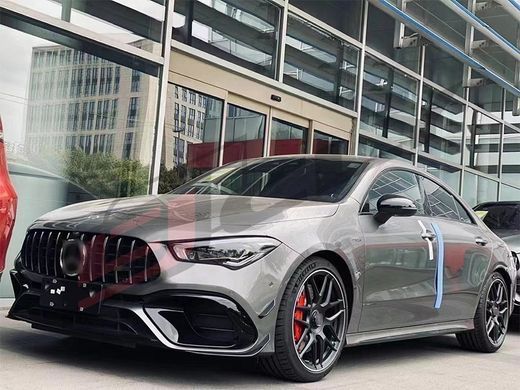 Тюнинг обвес для Mercedes CLA W118 2019-2022 г.в. стиль AMG, Серый грунт (под покраску), Внешний Тюнинг, Mercedes, Комплект обвеса, Требуется, Полипропилен, CLA, Новое, На штатные места