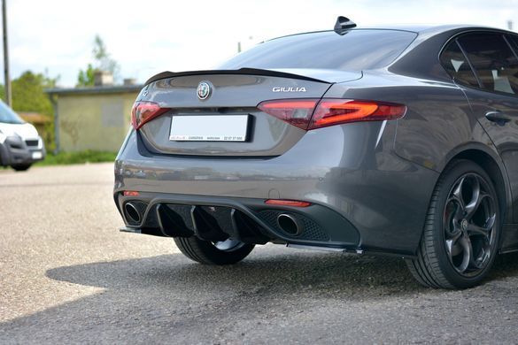 Спойлер багажника Alfa Romeo Giulia 2016-, Черный