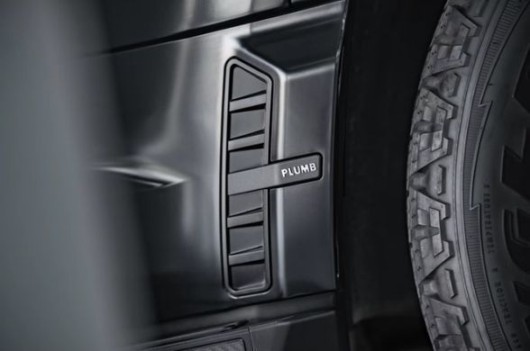 Бічні пороги для Land Rover Defender 2020 р.в. Дефендер, Черный