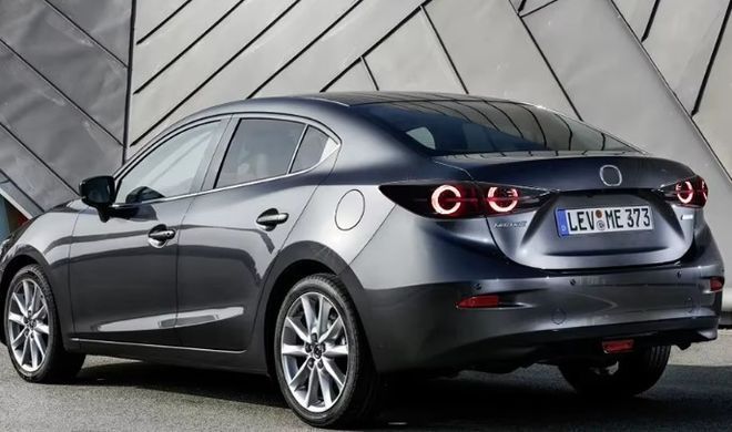 Задние тюнинг лед фонари Mazda 3 седан 2014-2019 г.в. Мазда 3, Mazda, Альтернативная оптика, 3, Новое, На штатные места, 3 (BM) 2013-