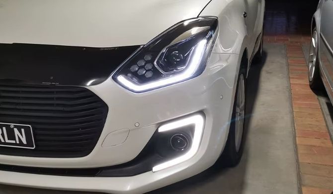 Передние лед фары для Suzuki Swift 2018-2022 г.в. Сузуки Свифт, Suzuki, Альтернативная оптика, Swift, Новое