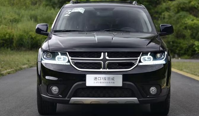 Передні лед фари для Dodge Journey 2009-2016 р.в. Додж Жорней, Dodge, Альтернативная оптика, Новое, На штатные места