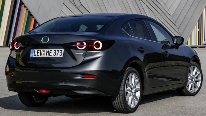 Задние тюнинг лед фонари Mazda 3 седан 2014-2019 г.в. Мазда 3, Mazda, Альтернативная оптика, 3, Новое, На штатные места, 3 (BM) 2013-
