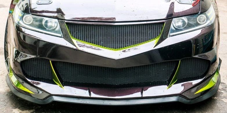 Універсальна пластикова сітка для тюнінгу або стайлінгу стиль LAMBO тип I, Черный, Захисна сітка, По желанию, ABS-пластик, Універсальне, Новое