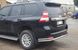 Защита заднего бампера труба с боковыми клыками Toyota Prado 150 2009+ г.в.