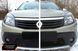 Зимова заглушка решітки переднього бампера Renault Sandero Stepway 2009-2013 р.в. Рено Сандеро
