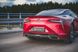 Накладка заднего бампера диффузор Lexus LC 500 2017+ г.в., Черный, Внешний Тюнинг, Lexus, Накладка на задний бампер, По желанию, ABS-пластик, LC, Новое, На штатные места, LC 500 2017-