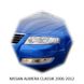 Реснички на фары Nissan ALMERA CLASSIK 2006-2012 г.в. Нисан Альмера класик, Серый грунт (под покраску), Nissan, Декоративные накладки, Требуется, ABS-пластик, Almera, Новое, Almera Classic (B10) 2006-2012