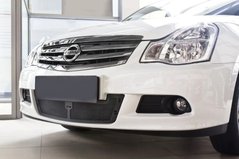 Захисна сітка переднього бампера Nissan Almera 2014+ р.в. Ніссан Альмера